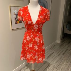 Lovers + Friends flirty, fun & bright floral dress
